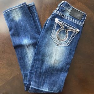 Big Star Jenae Bling Pocket Straight Jeans
